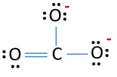 CO32- lewis structure